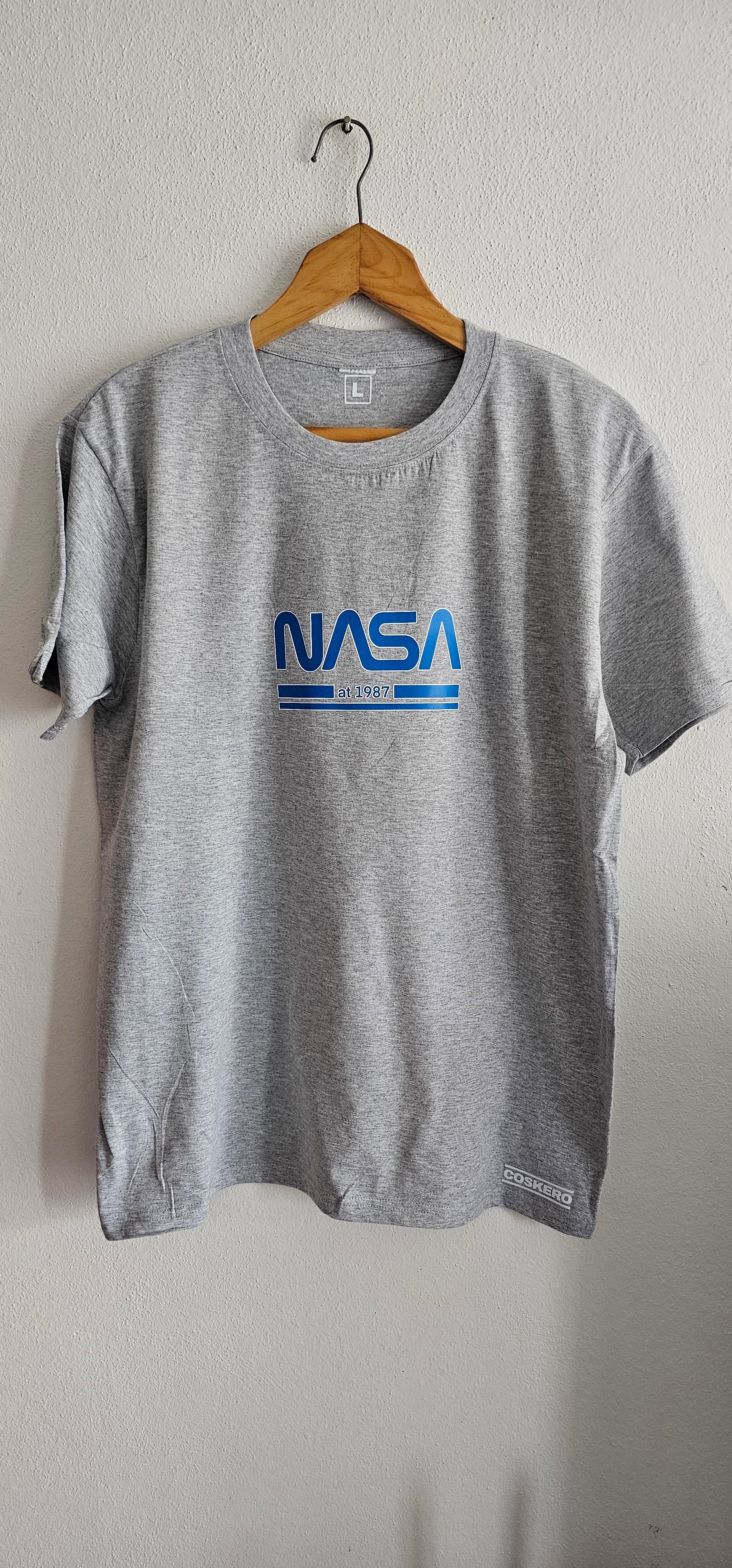 Grey NASA Short Sleeve T-Shirt