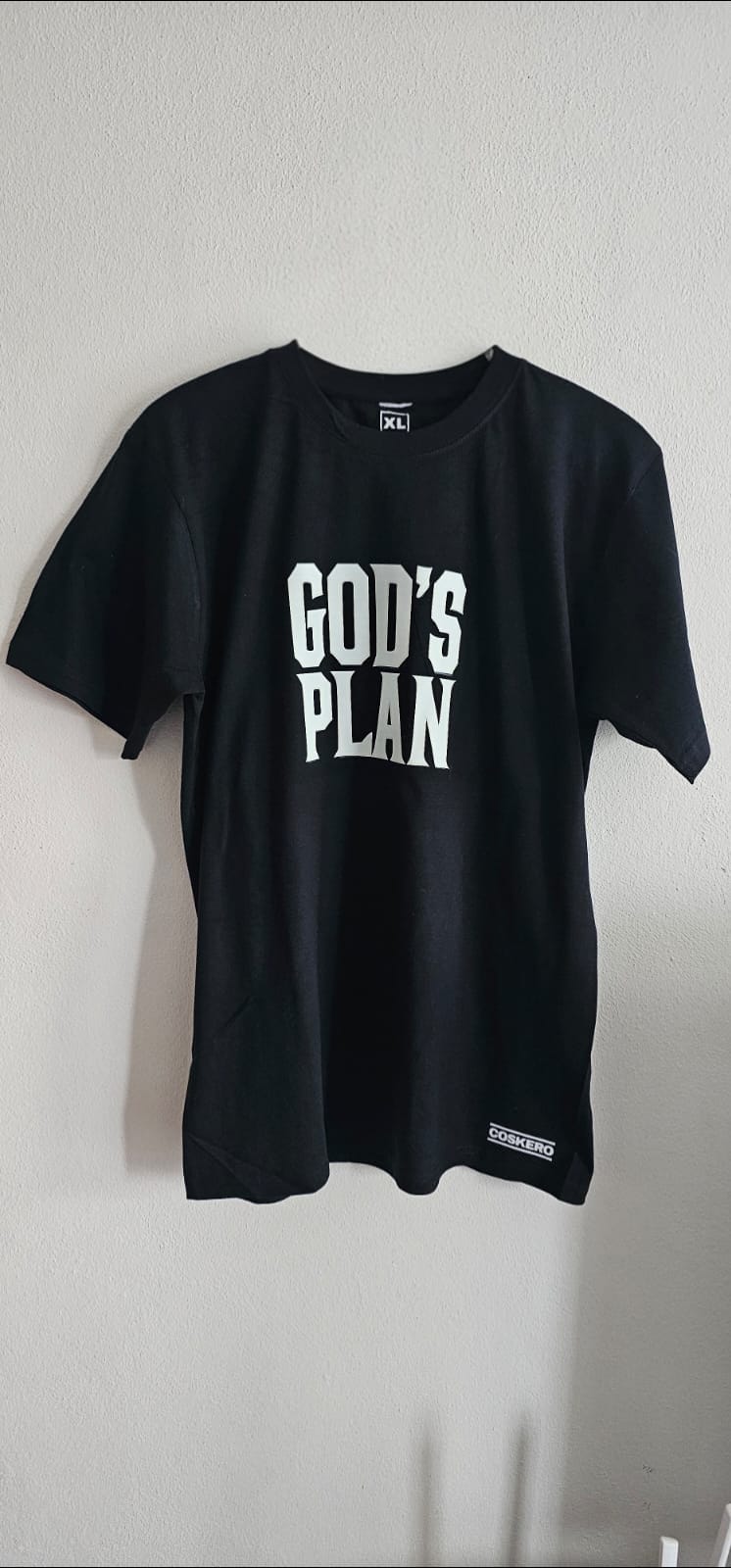 Black God's Plan Faith T-Shirt