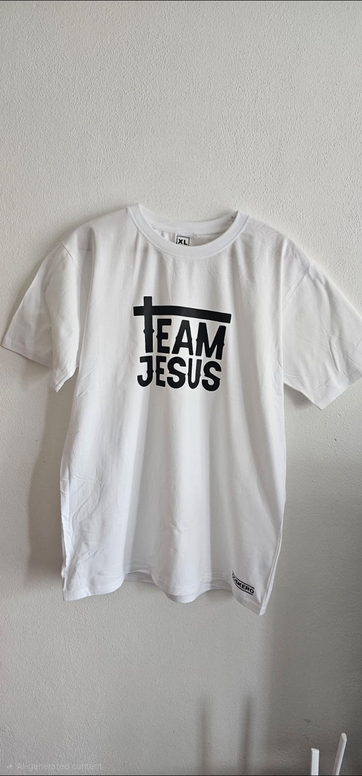 White Cross Faith T-Shirt - Minimalist Design