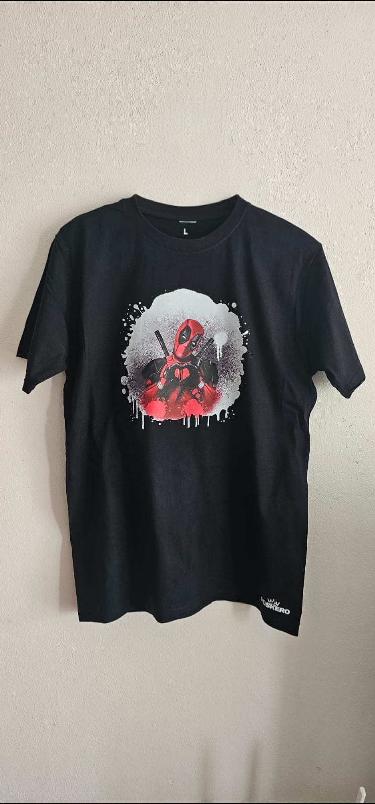 Black Deadpool Graphic T-Shirt