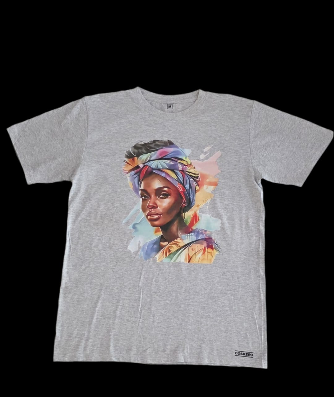 African Elegance Watercolor T-Shirt